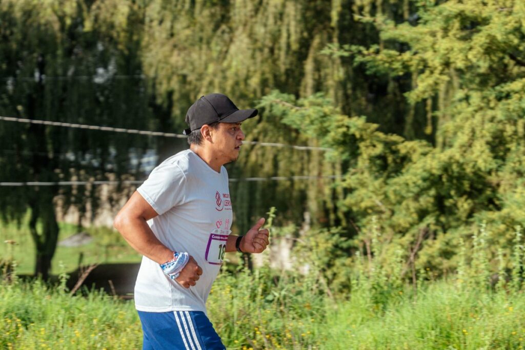 Deportista en el Anillo Verde, inquilino en Salburua, Vitoria-Gasteiz